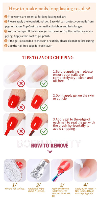 BORN PRETTY 15ml Clear Non Stick Hand Extension Gel 3D Shaping Sculpting Carving Nail Art Solid Hard Gel for Fake Nail